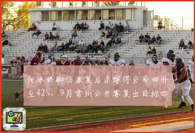 何冰娇脚伤康复后杀球得分率回升至42%,9月常州公开赛复出目标四强